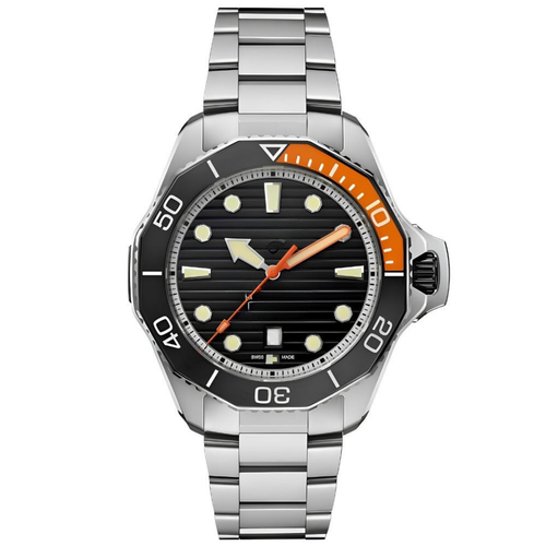 Aquaracer Professional 1000 Superdiver Automatic Date Black Dial 45mm