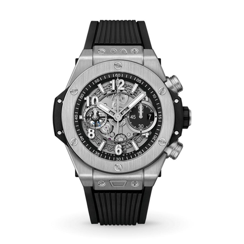 Bang Unico Silver Black 44mm