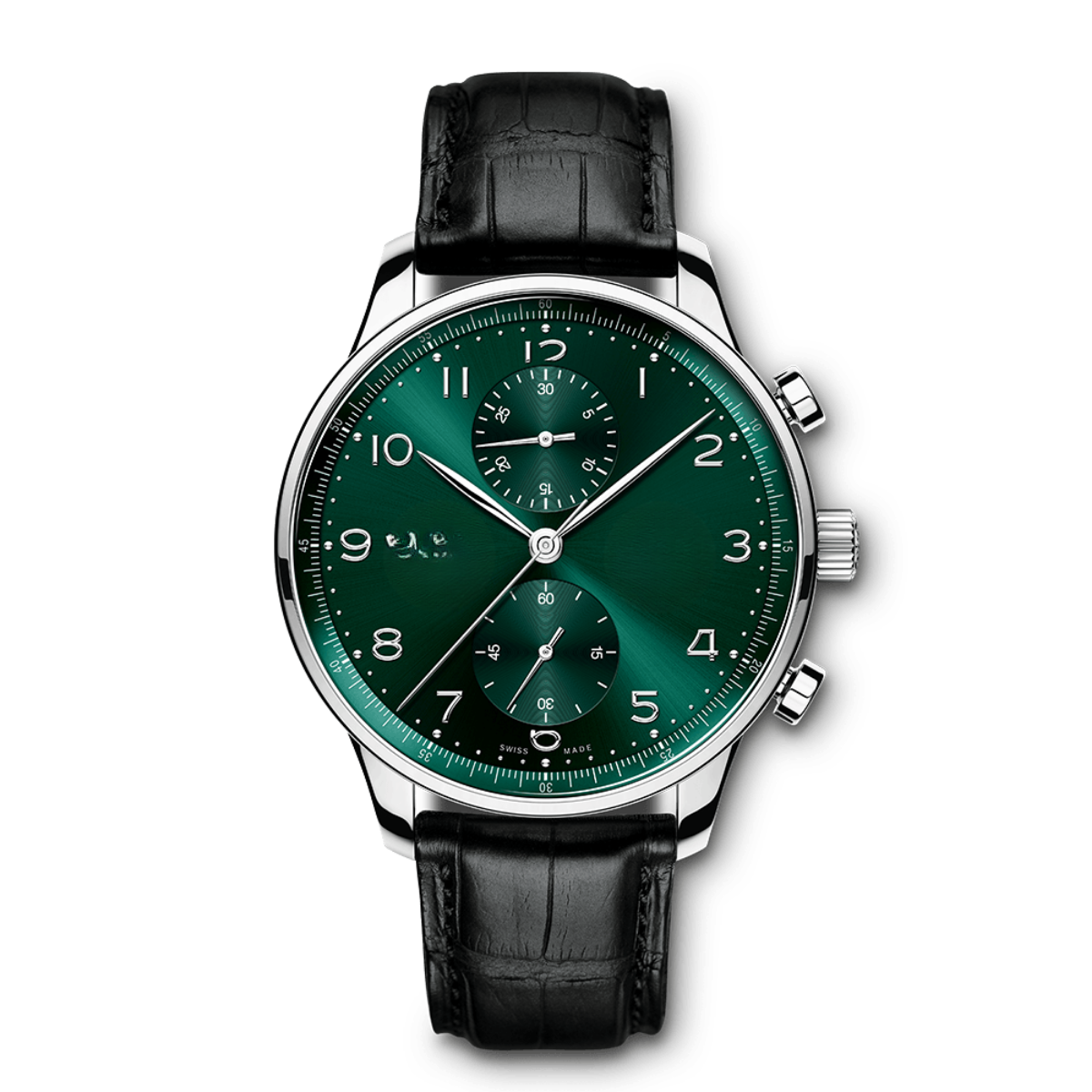 CHRONOGRAPH BLACK AND GREEN