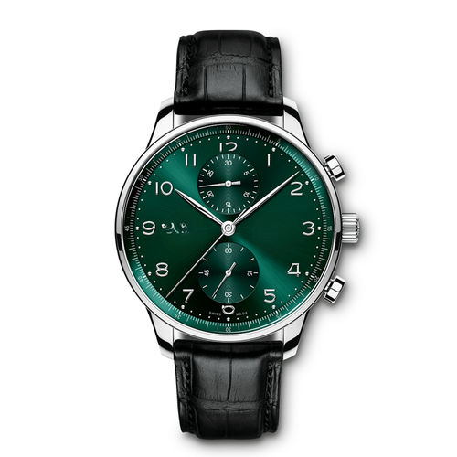CHRONOGRAPH BLACK AND GREEN