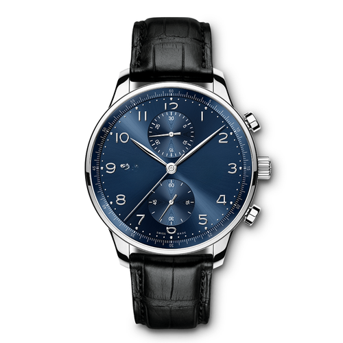 CHRONOGRAPH BLUE AND BLACK
